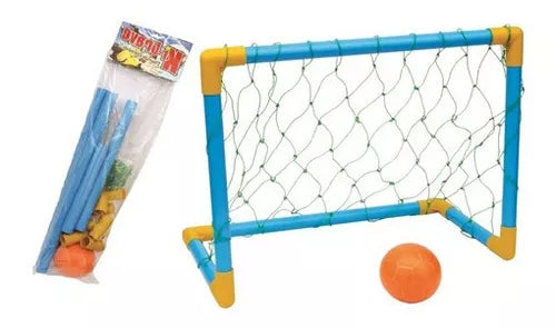 Futebol Gol Golzinho Mini Trave + Rede + Bola Kids Infantil
